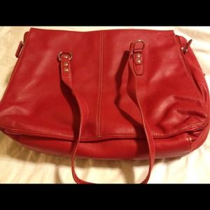 Red Briefcase and laptop bag