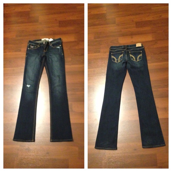 Denim flare jeans from Hollister.