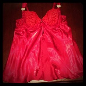 💲SALE❗️Red Lingerie Teddy Nighty Babydoll