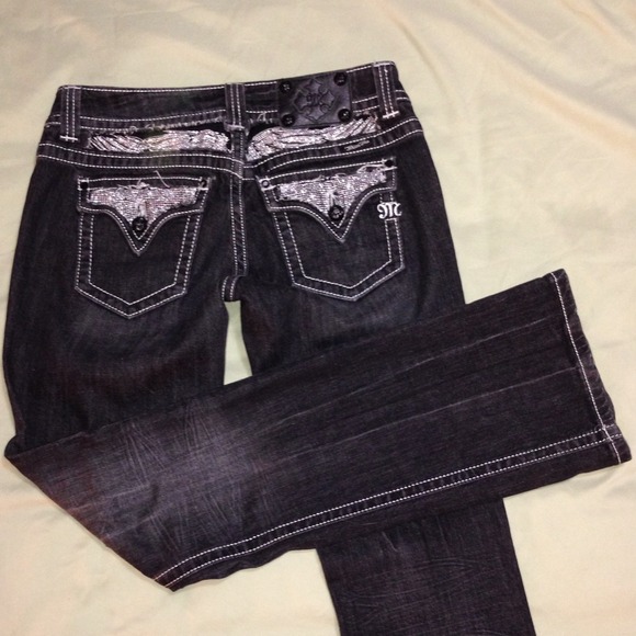 👖💖SOLD💖Miss Me Jeans 28/33 black