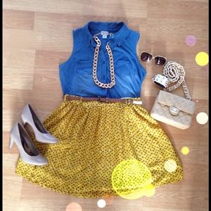 Skater Skirt - Sz: M