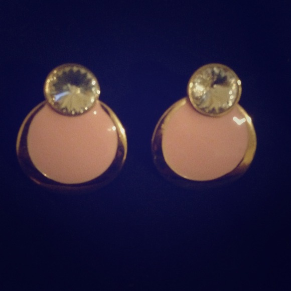 Pink earrings