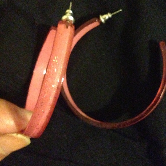 Pink earrings