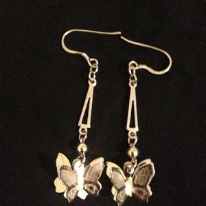 Brand new butterfly earrings