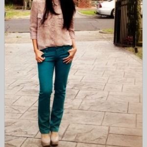 Reese corduroy blue jeans :)