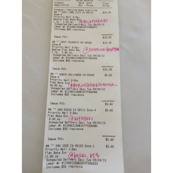 PROOF OF SHIPPING - Picture 1 of 1