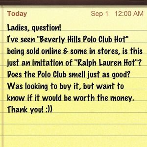 Question Ladies!