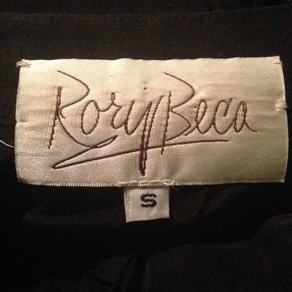 NWOT Rory Beca Black 100% silk dress Size S