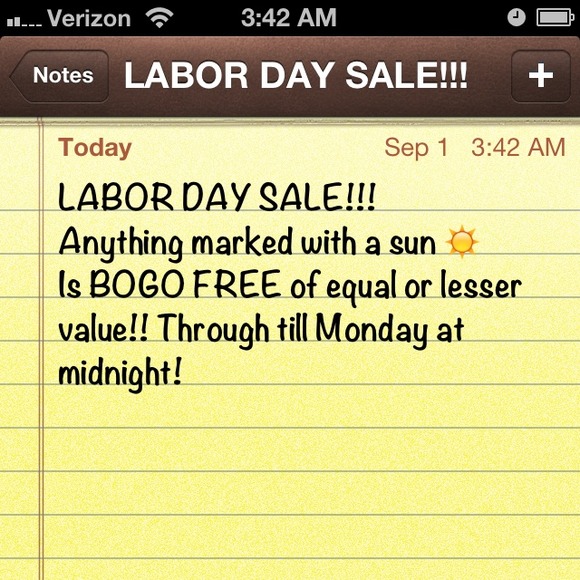EXRENDED!! Labor Day Sale!!! Ends 9/9 at midnight!