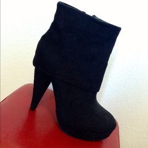 Black ankle boots