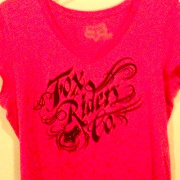 Hot Pink Fox Riders Co Tee