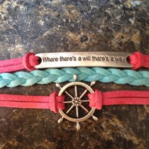 Price reduced!! Pink and blue bracelet