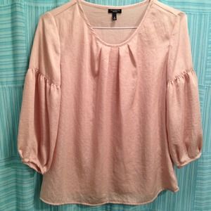 Talbot's Peasant Blouse, sz 8, taupe in color