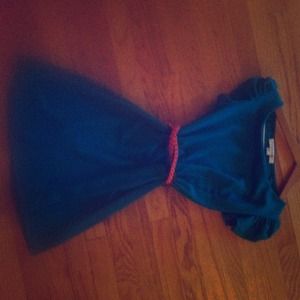 Teal short dress