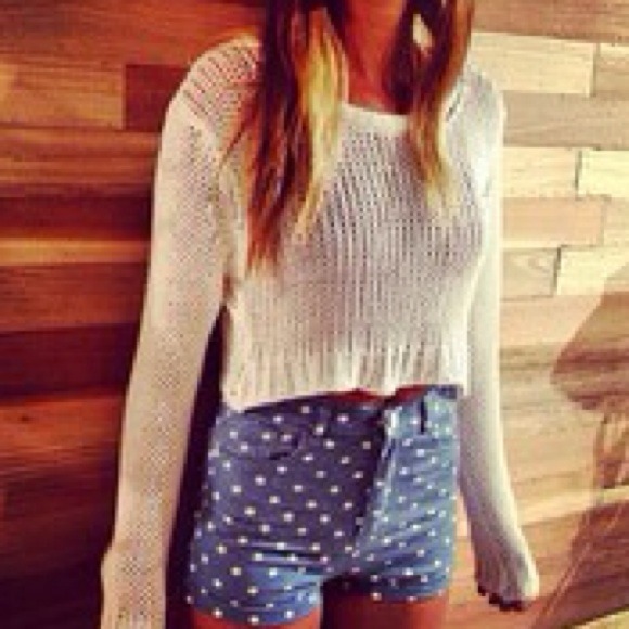 Brandy Melville polka dot shorts