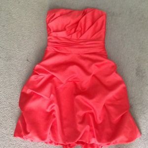 Bridesmaid tube dress
