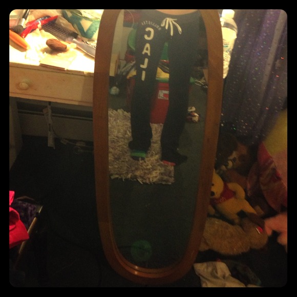 Worn Hollister boot cut sweatpants