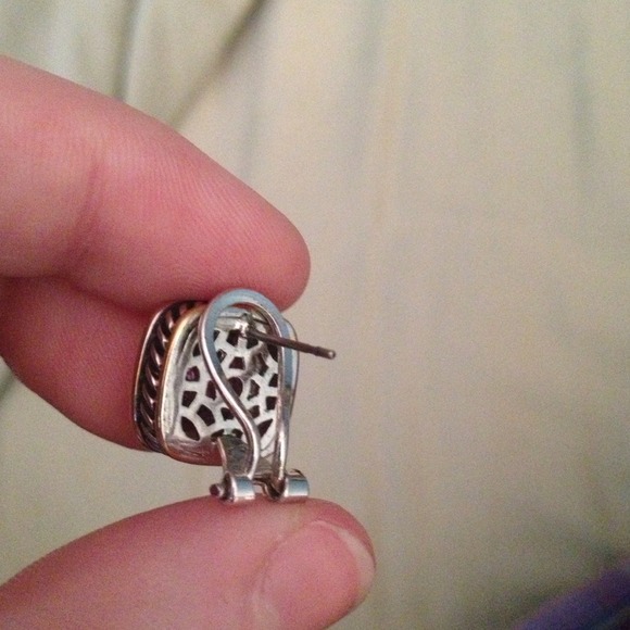 Amethyst earrings - Picture 3 of 3