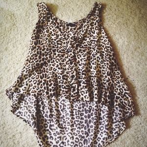 Urban Outfitters Cheetah Button-up