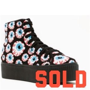 ⛔️SOLD⛔️Jeffrey Campbell Hiya Eyeball Sneakers