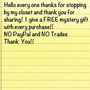 Thank you! FREE mystery gift with every purchase