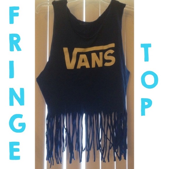 ❌TRADED❌Vans Fringe Top