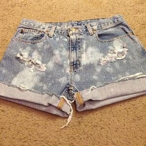 🌟TRADED🌟 Splatter/Polka Dot High Waisted Shorts