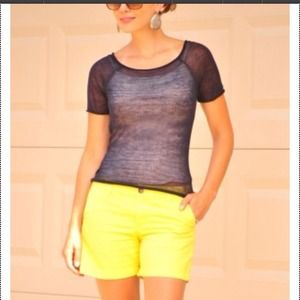 Cashmere open knit sweater.