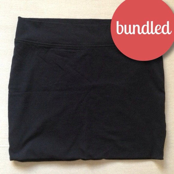 ❌SOLD❌ F21 || Black Jersey Mini Skirt