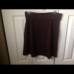 Brown skirt.