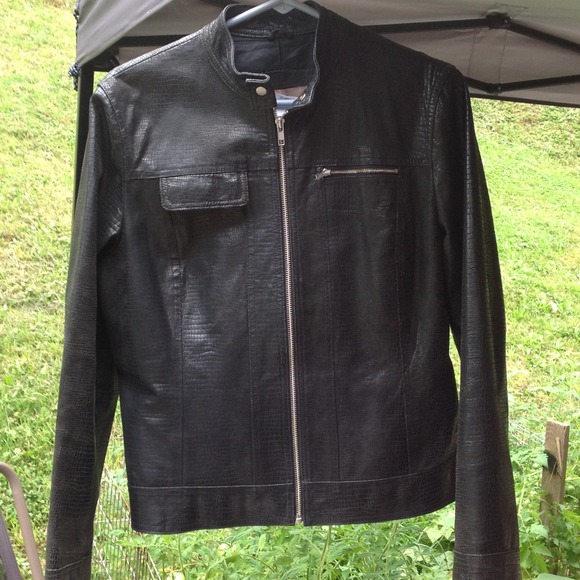 IE Jackets & Blazers - IE Black Leather Jacket NO TRADES