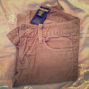 Rugby skinny corduroys chestnut