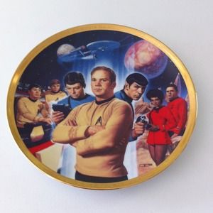 Star Trek anniversary plate