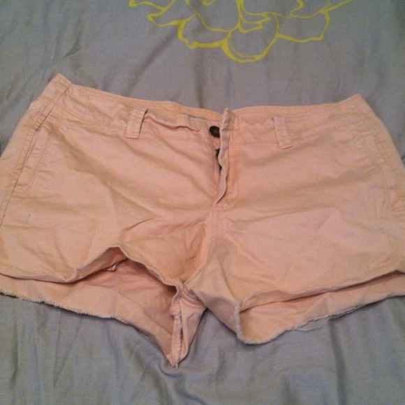 Pale pink shorts