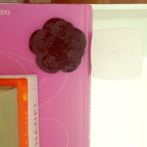 CHANEL Sequin Camelia Flower