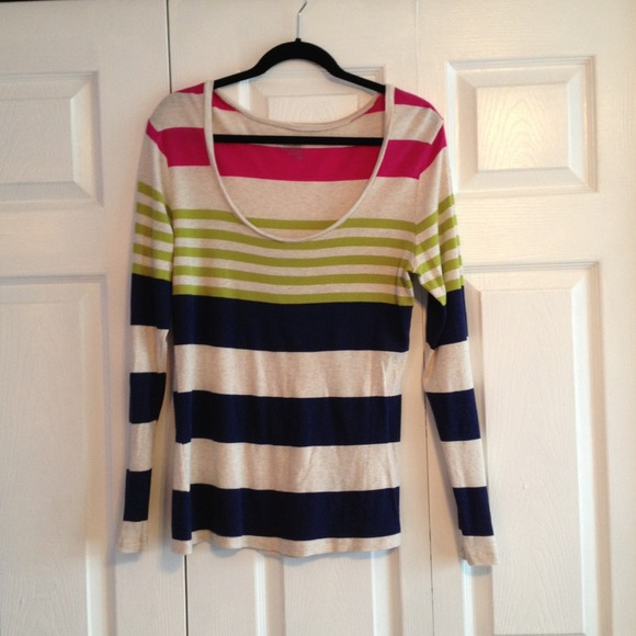 Long Sleeve Striped Top