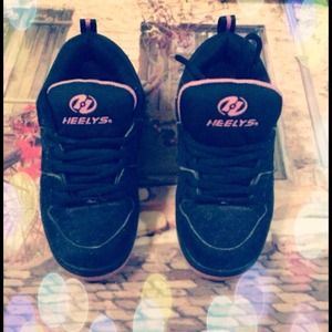 Pink & Black Heely's Women's or Youth!