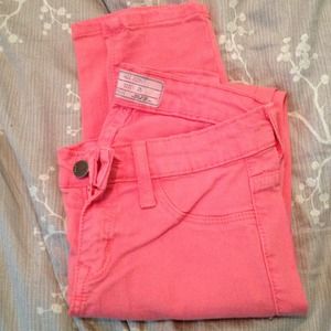 Free People light pink skinny jeans