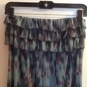 Mermaid strapless maxi dress NWT