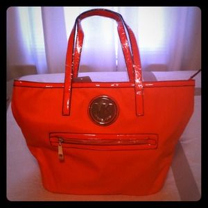 INSPIRED Michael Kors handbag in bright orange