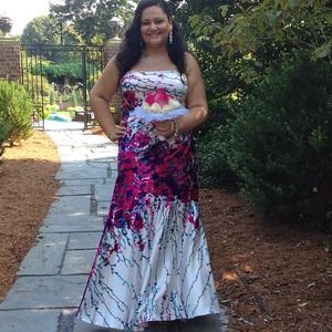 Dresses - Floral Evening dress Dresses - Floral Evening dress