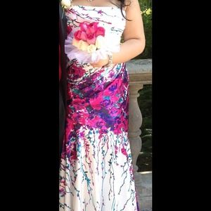 Dresses - Floral Evening dress Dresses - Floral Evening dress