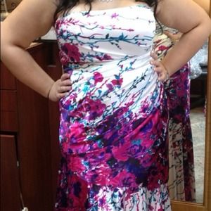 Dresses - Floral Evening dress Dresses - Floral Evening dress