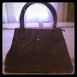 INSPIRED charcoal gray Tory Burch handbag
