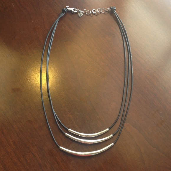 Silpada Leather & Stirling Silver Neckalas