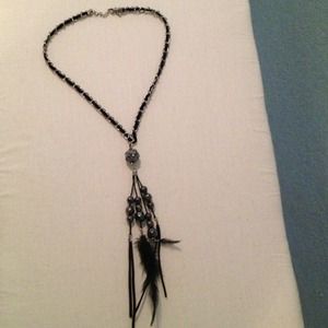 Black Buckle brand necklace