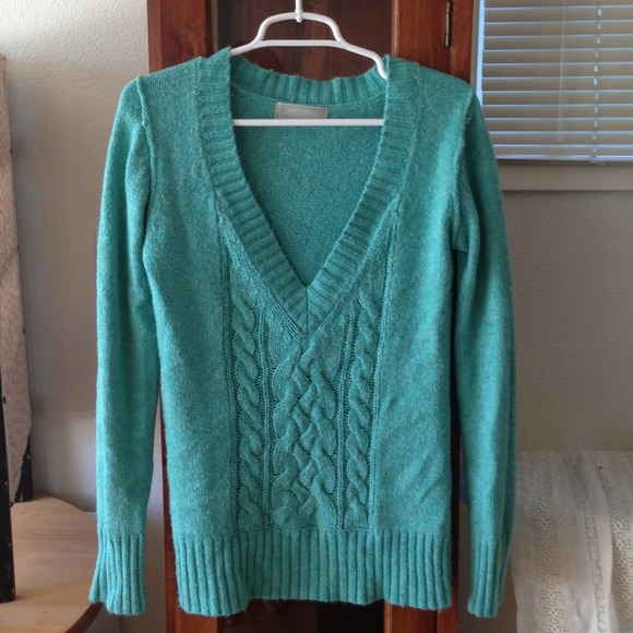 Old Navy teal/aqua sweater barely worn M