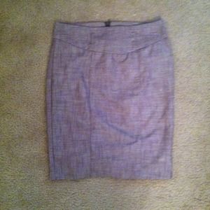 Pencil skirt.