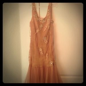 Vintage Gold evening dress