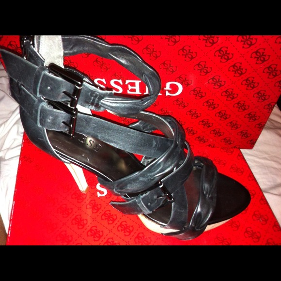 GUESS Strappy  Heels! New in the box!!!!